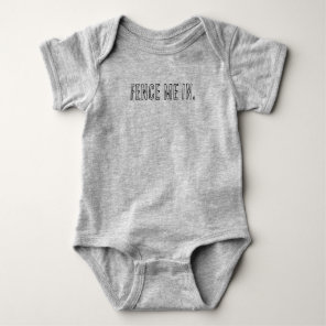 Fence Me In. Baby Bodysuit
