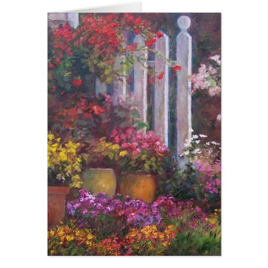 Fence of flowers cards (Front)