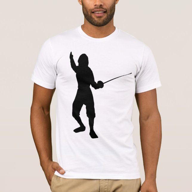 fence-play,swordplay,skate,sport,gym,compete T-Shirt (Front)
