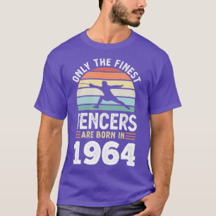 Fencers born 1964 60th Birthday fencing Gift  T-Shirt