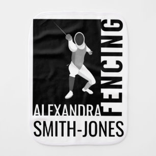 Fencing Baby Burp Cloth