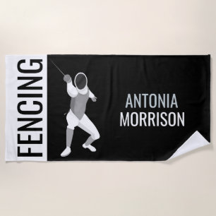 Fencing Beach Towel