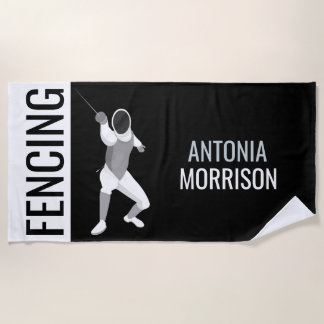 Fencing Beach Towel