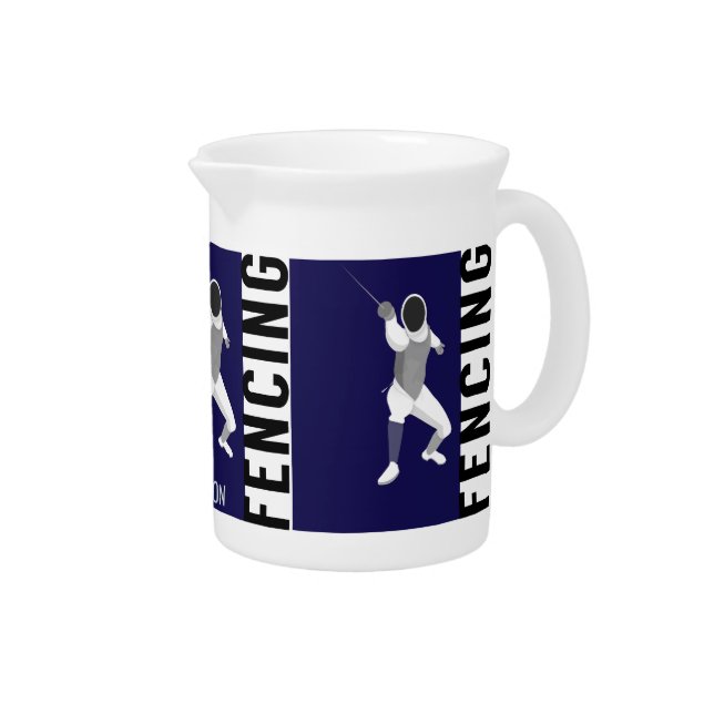 Fencing Beverage Pitcher (Right)