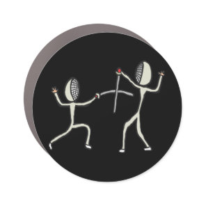 Fencing Car Magnet