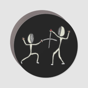 Fencing Car Magnet
