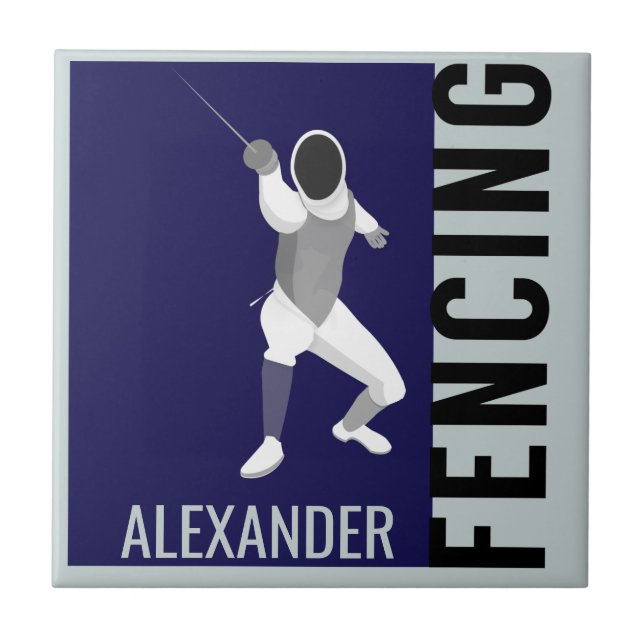 Fencing Ceramic Tile (Front)
