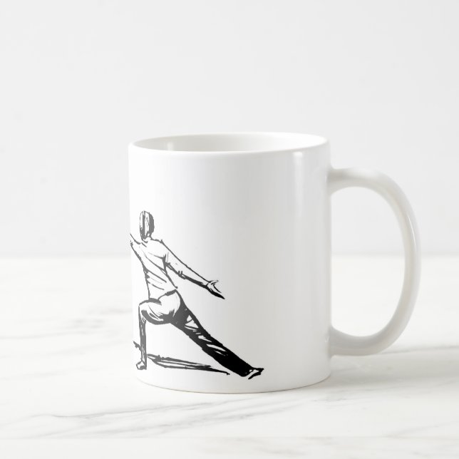 Fencing Coffee Mug (Right)