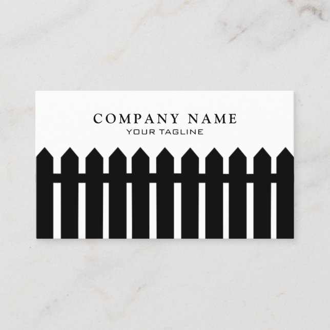 Fencing Company Business Card (Front)