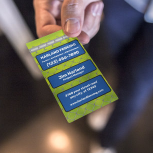 Fencing Company Business Card