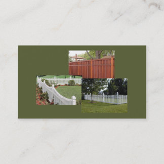 Fencing Company Business Card