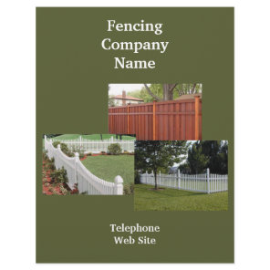Fencing Company Business Flyer