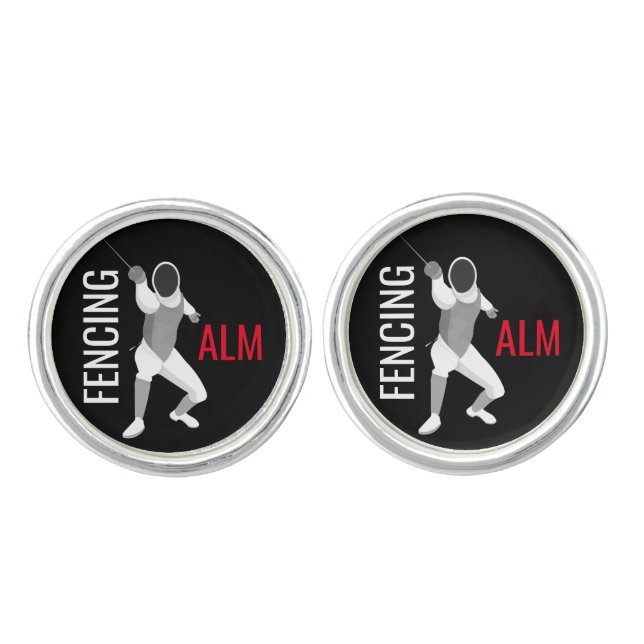 Fencing Cufflinks (Front)
