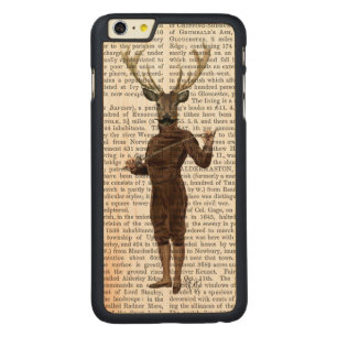 Fencing Deer Full Carved Maple iPhone 6 Plus Slim Case