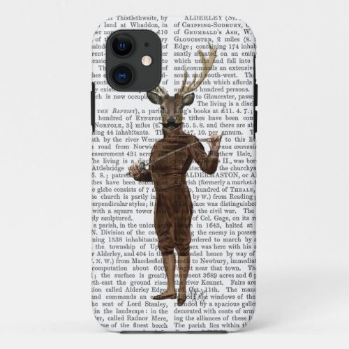 Fencing Deer Full iPhone 11 Case