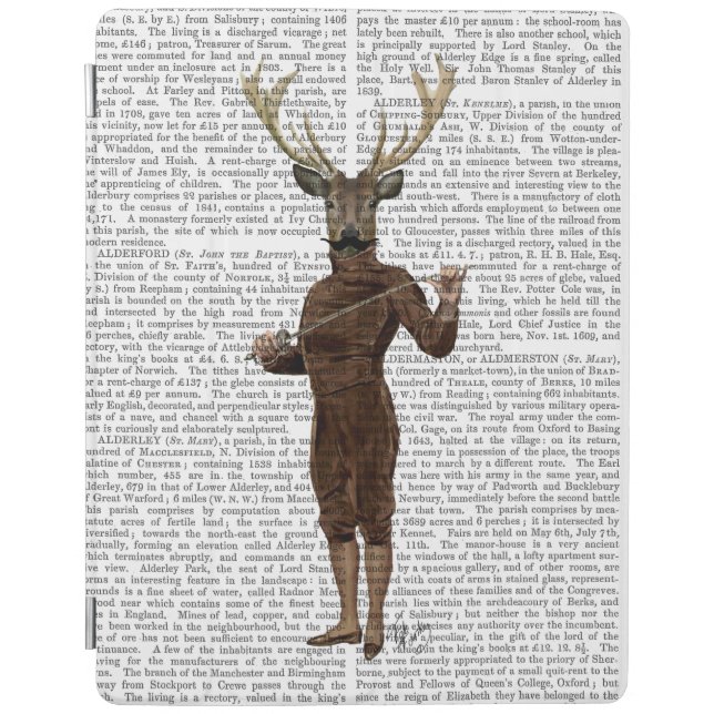 Fencing Deer Full iPad Air Cover (Front)