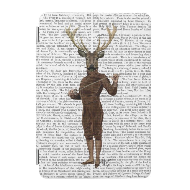 Fencing Deer Full iPad Mini Cover (Front)