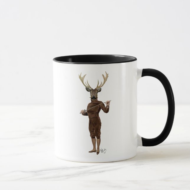 Fencing Deer Full Mug (Right)