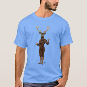Fencing Deer Full T-Shirt