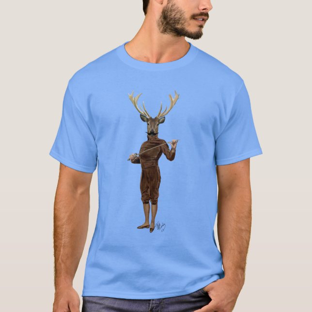 Fencing Deer Full T-Shirt (Front)