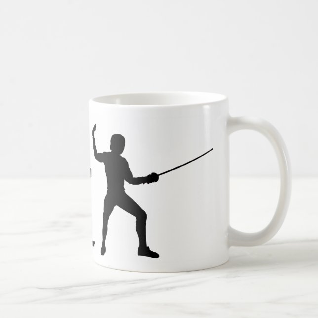 Fencing Evolution Coffee Mug (Right)