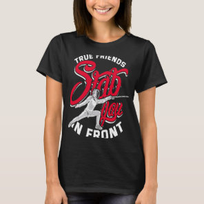 Fencing  Fence Rapier Girls Coach Dagger Boys Kids T-Shirt