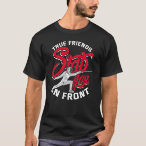 Fencing Fence Rapier Girls Coach Dagger Boys Kids T-Shirt