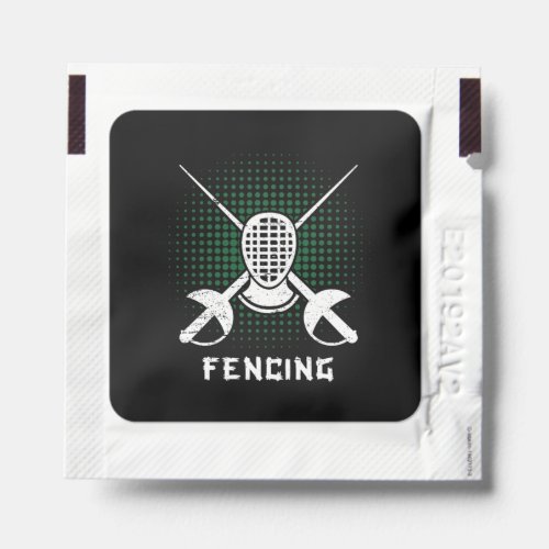 Fencing Fencer Fencing mask Epee Gift Hand Sanitizer Packet