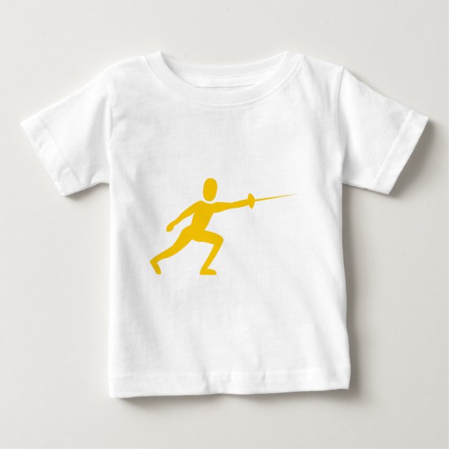 Fencing Figure - Amber Baby T-Shirt (Front)
