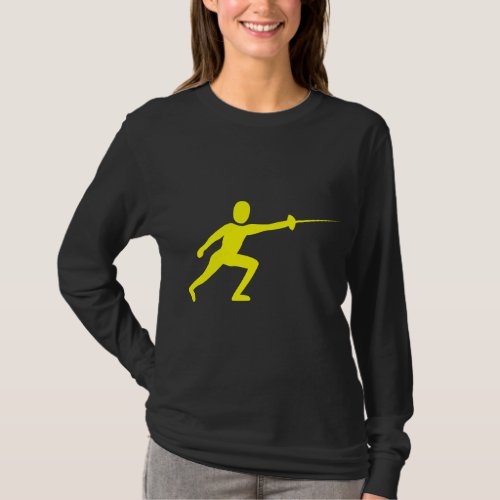 Fencing Figure _ Yellow T_Shirt