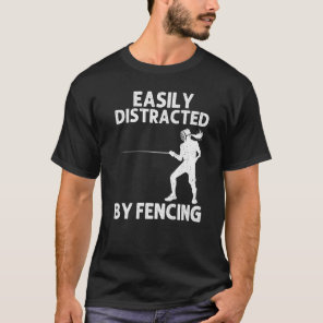 Fencing For Men Women Fencer Sword Sports T-Shirt