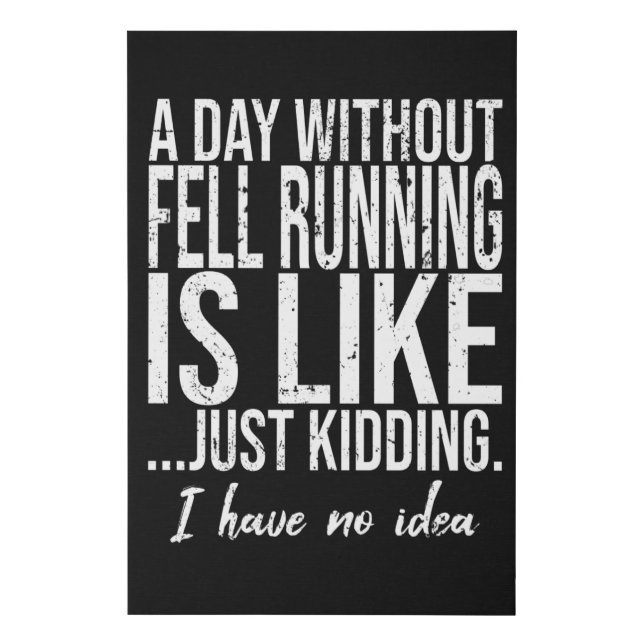 Fencing funny sports gift idea faux canvas print (Front)