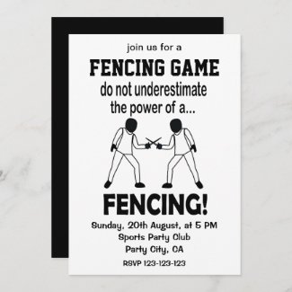 Fencing Game Sport Fencing