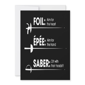 Fencing Gift | I Always Win All Match Holiday Card