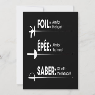 Fencing Gift I Always Win All Match Holiday Card