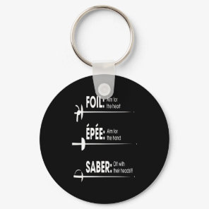 Fencing Gift | I Always Win All Match Keychain