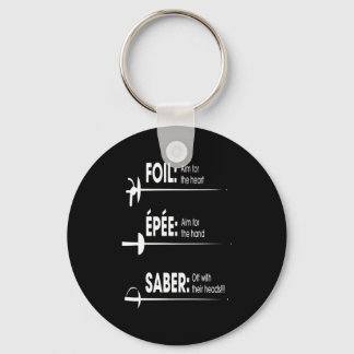 Fencing Gift | I Always Win All Match Keychain