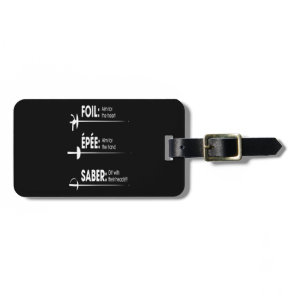 Fencing Gift | I Always Win All Match Luggage Tag