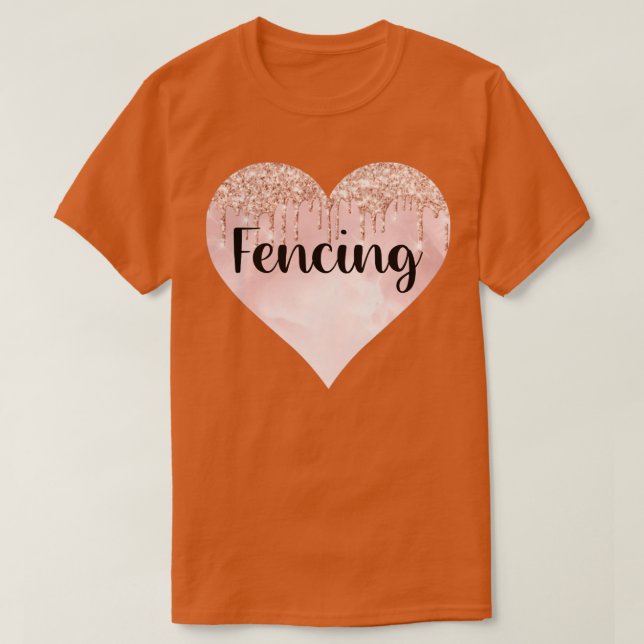 Fencing girl T-Shirt (Design Front)