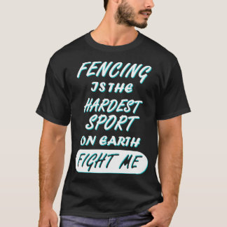 Fencing Girls Womenis Sweethew T-Shirt