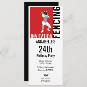 Fencing Invitation