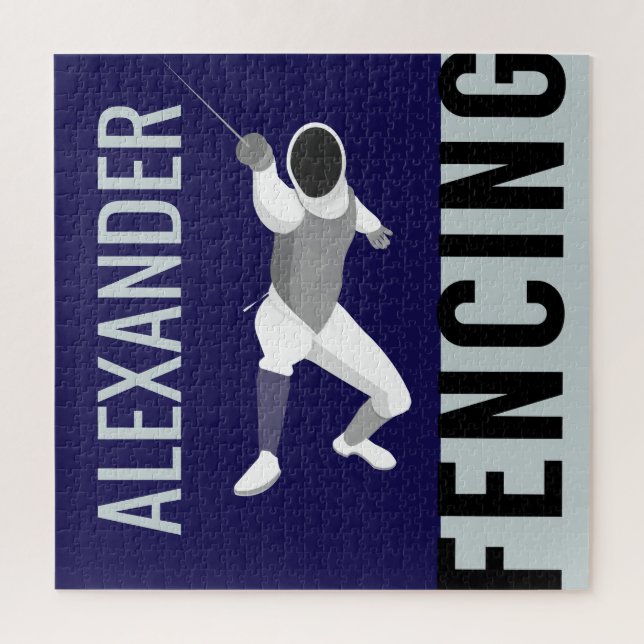 Fencing Jigsaw Puzzle (Vertical)