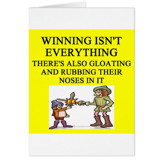 fencing joke cards (Front)