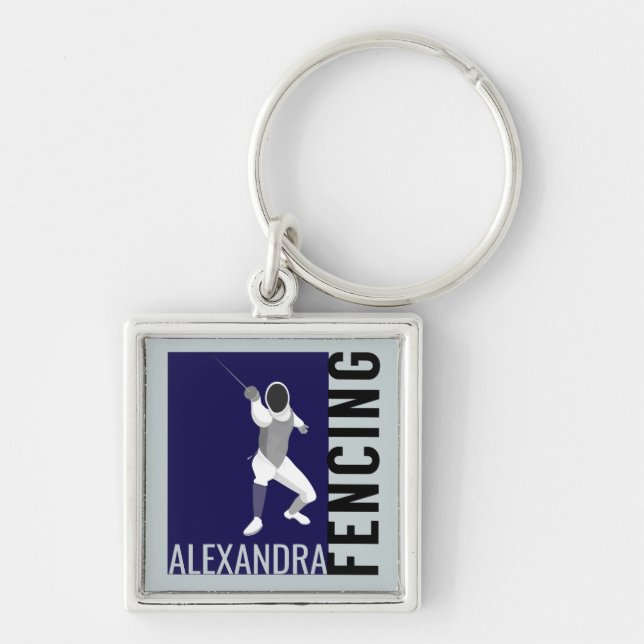 Fencing Keychain (Front)