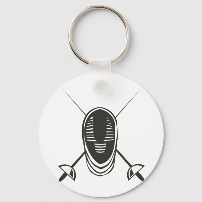 Fencing Keychain (Front)