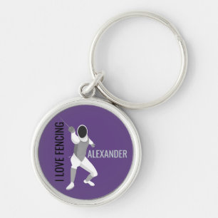 Fencing Keychain