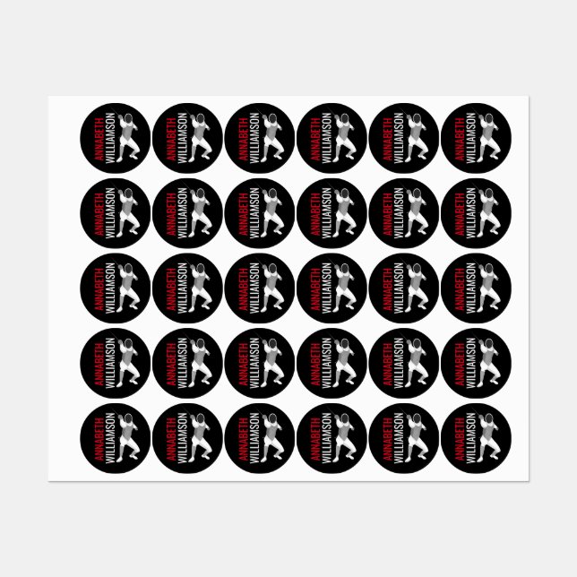 Fencing Kids' Labels (Sheet)