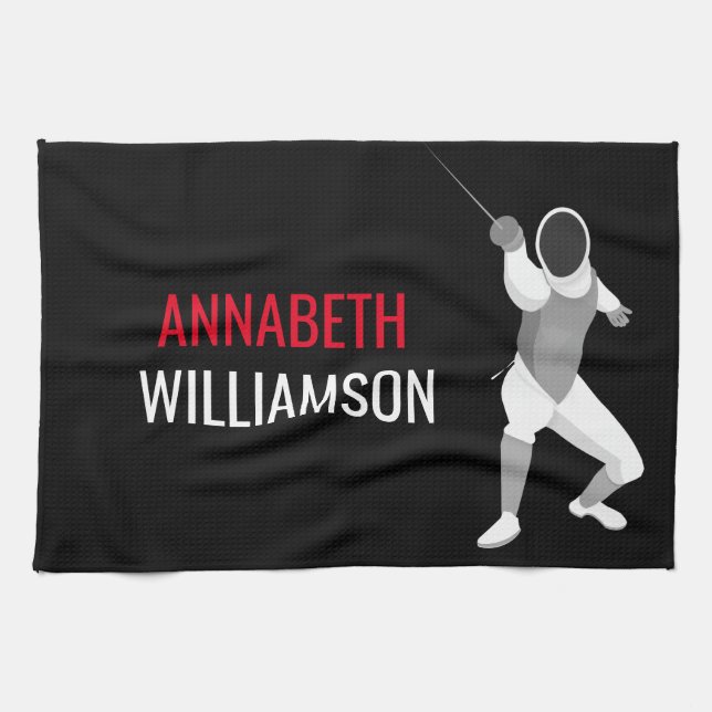 Fencing Kitchen Towel (Horizontal)