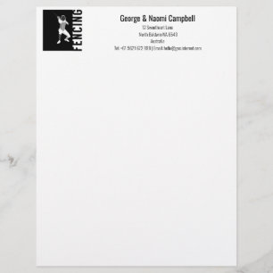 Fencing Letterhead