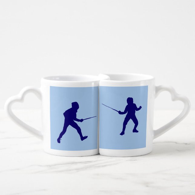 Fencing Love mugs (Front Nesting)